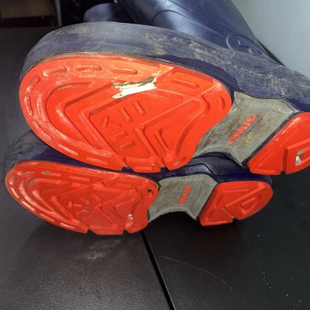 Tingley Flite Protective Work Boots Navy Red Outsole ASTM F2413-18 Size 8 Mens